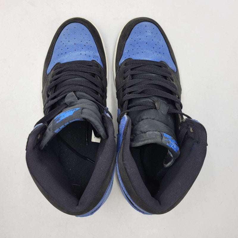 【中古品】【メンズ】 NIKE ナイキ DZ5485-042 AIR JORDAN RETRO HIGH OG エア ジョーダン レトロ ハイ オリジナル スニーカー シューズ 靴 160-261017-cs-08-izu サイズ：27.5cm カラー：BLACK/ROYAL BLUE-WHITE 万代Net店