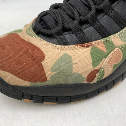 【中古品】【メンズ】 NIKE ナイキ 310805-200 AIR JORDAN エア ジョーダン 10 RETRO レトロ スニーカー シューズ 靴 160-261024-ya-11-izu サイズ：27.5cm カラー：DUCK CAMO BLACK/CLAY 万代Net店