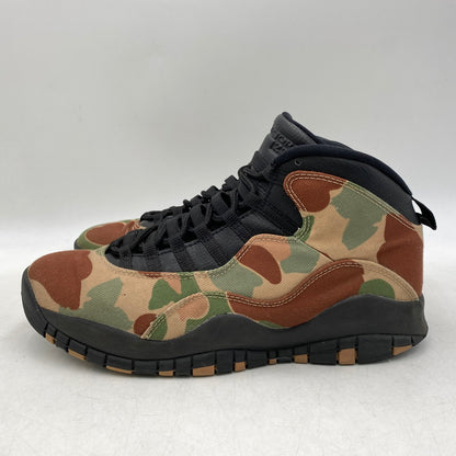 【中古品】【メンズ】 NIKE ナイキ 310805-200 AIR JORDAN エア ジョーダン 10 RETRO レトロ スニーカー シューズ 靴 160-261024-ya-11-izu サイズ：27.5cm カラー：DUCK CAMO BLACK/CLAY 万代Net店