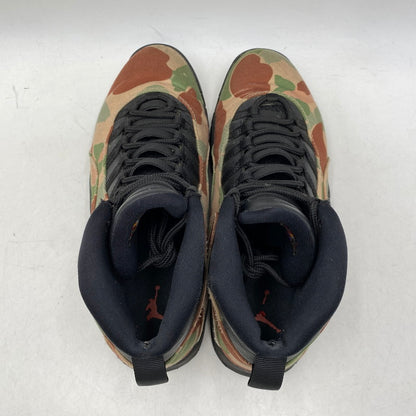 【中古品】【メンズ】 NIKE ナイキ 310805-200 AIR JORDAN エア ジョーダン 10 RETRO レトロ スニーカー シューズ 靴 160-261024-ya-11-izu サイズ：27.5cm カラー：DUCK CAMO BLACK/CLAY 万代Net店