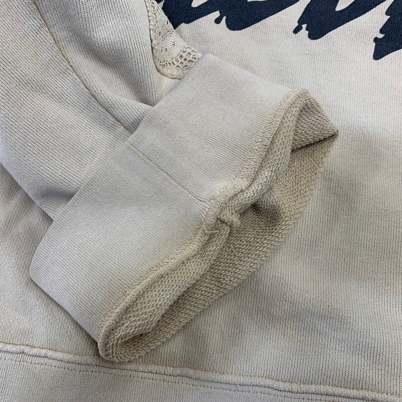 【中古品】【メンズ】 MAISON MARGIELA メゾン マルジェラ S30GU0078-S25405 LACE PATCHWORK OVER SIZE SHORT SWEAT レース パッチワーク スウェット アウター 141-261017-sm-09-izu サイズ：44 カラー：アイボリー 万代Net店