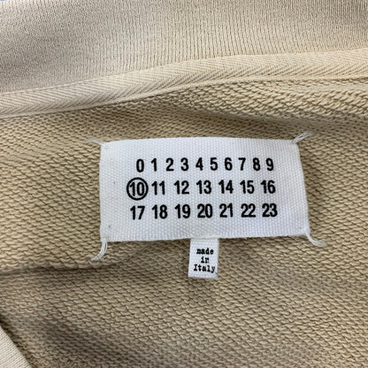 【中古品】【メンズ】 MAISON MARGIELA メゾン マルジェラ S30GU0078-S25405 LACE PATCHWORK OVER SIZE SHORT SWEAT レース パッチワーク スウェット アウター 141-261017-sm-09-izu サイズ：44 カラー：アイボリー 万代Net店