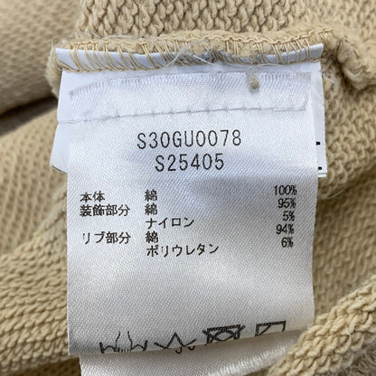【中古品】【メンズ】 MAISON MARGIELA メゾン マルジェラ S30GU0078-S25405 LACE PATCHWORK OVER SIZE SHORT SWEAT レース パッチワーク スウェット アウター 141-261017-sm-09-izu サイズ：44 カラー：アイボリー 万代Net店