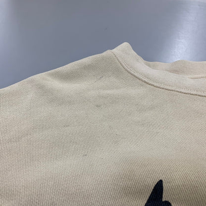 【中古品】【メンズ】 MAISON MARGIELA メゾン マルジェラ S30GU0078-S25405 LACE PATCHWORK OVER SIZE SHORT SWEAT レース パッチワーク スウェット アウター 141-261017-sm-09-izu サイズ：44 カラー：アイボリー 万代Net店