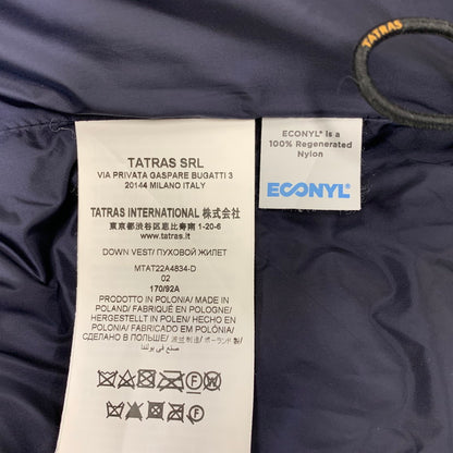 【中古品】【メンズ】 TATRAS タトラス MTAT22A4834-D MELKO DOWN VEST メルコ ダウンベスト 141-261017-sm-02-izu サイズ：02 カラー：ネイビー 万代Net店