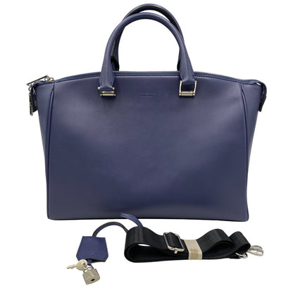 【中古品】【メンズ/レディース】 FUJITAKA フジタカ LEATHER BUSINESS BAG レザー ビジネス バッグ カバン 鞄 188-261017-cs-04-izu カラー：ブルー系 万代Net店
