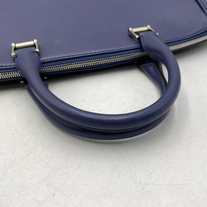 【中古品】【メンズ/レディース】 FUJITAKA フジタカ LEATHER BUSINESS BAG レザー ビジネス バッグ カバン 鞄 188-261017-cs-04-izu カラー：ブルー系 万代Net店
