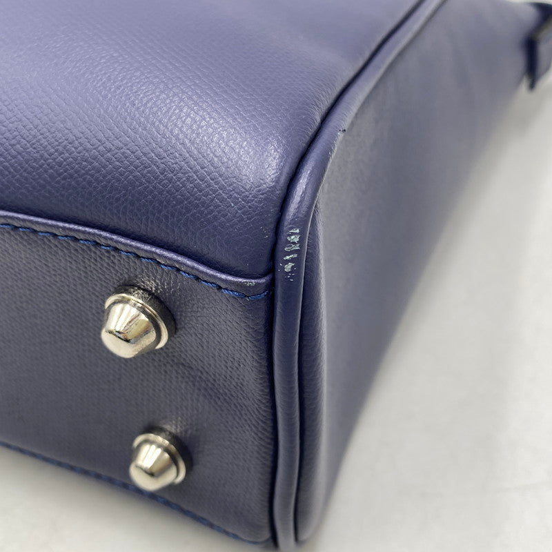 【中古品】【メンズ/レディース】 FUJITAKA フジタカ LEATHER BUSINESS BAG レザー ビジネス バッグ カバン 鞄 188-261017-cs-04-izu カラー：ブルー系 万代Net店