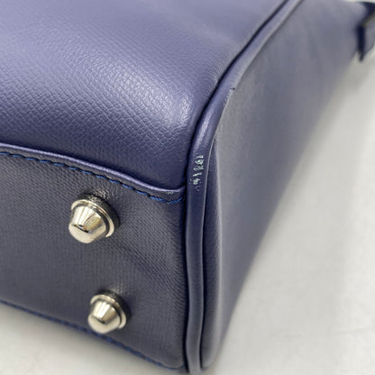 【中古品】【メンズ/レディース】 FUJITAKA フジタカ LEATHER BUSINESS BAG レザー ビジネス バッグ カバン 鞄 188-261017-cs-04-izu カラー：ブルー系 万代Net店