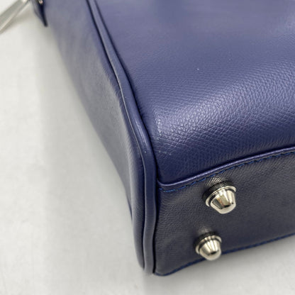 【中古品】【メンズ/レディース】 FUJITAKA フジタカ LEATHER BUSINESS BAG レザー ビジネス バッグ カバン 鞄 188-261017-cs-04-izu カラー：ブルー系 万代Net店