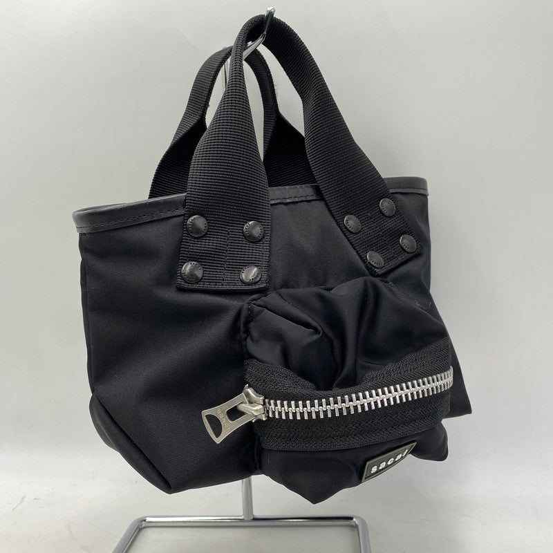 【中古品】【メンズ/レディース】 SACAI サカイ 24-0699S 24SS POCKET TOTE BAG SMALL ポケット トート バッグ スモール カバン 鞄 188-261017-cs-02-izu サイズ：OS カラー：ブラック 万代Net店
