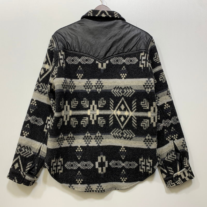 【中古品】【メンズ】 MARCELO BURLON マルセロ バーロン × PENDLETON ペンドルトン WESTERN WOOL SHIRT JACKET ウエスタン ウール シャツ ジャケット アウター 142-261017-sm-04-izu サイズ：M カラー：ブラックグレー 万代Net店