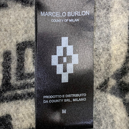 【中古品】【メンズ】 MARCELO BURLON マルセロ バーロン × PENDLETON ペンドルトン WESTERN WOOL SHIRT JACKET ウエスタン ウール シャツ ジャケット アウター 142-261017-sm-04-izu サイズ：M カラー：ブラックグレー 万代Net店