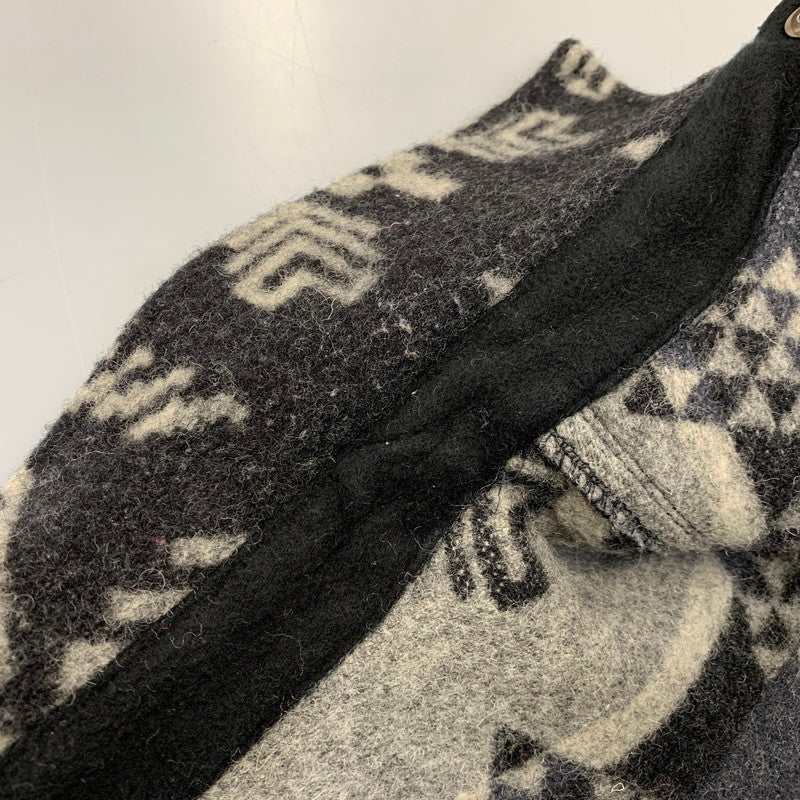 【中古品】【メンズ】 MARCELO BURLON マルセロ バーロン × PENDLETON ペンドルトン WESTERN WOOL SHIRT JACKET ウエスタン ウール シャツ ジャケット アウター 142-261017-sm-04-izu サイズ：M カラー：ブラックグレー 万代Net店
