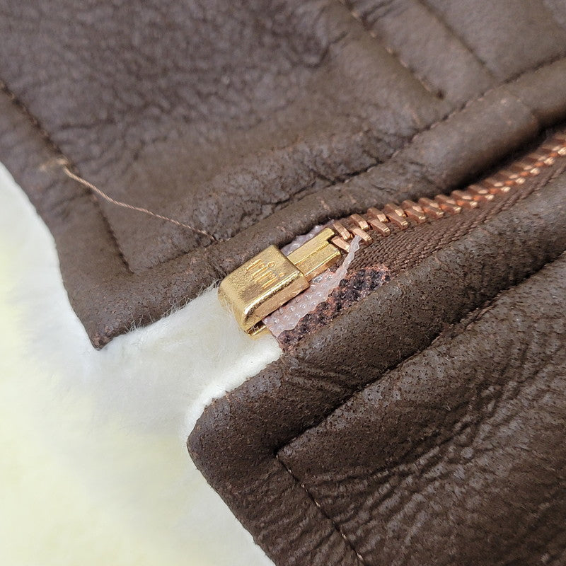 【中古品】【メンズ】 SOPHNET. ソフネット SOPH-1205 FAKE LEATHER MOUTON JACKET フェイク レザー ムートン ジャケット アウター 142-261017-kh-09-izu サイズ：M カラー：ブラウン 万代Net店