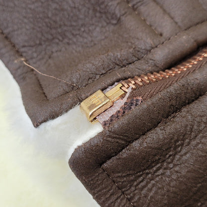 【中古品】【メンズ】 SOPHNET. ソフネット SOPH-1205 FAKE LEATHER MOUTON JACKET フェイク レザー ムートン ジャケット アウター 142-261017-kh-09-izu サイズ：M カラー：ブラウン 万代Net店