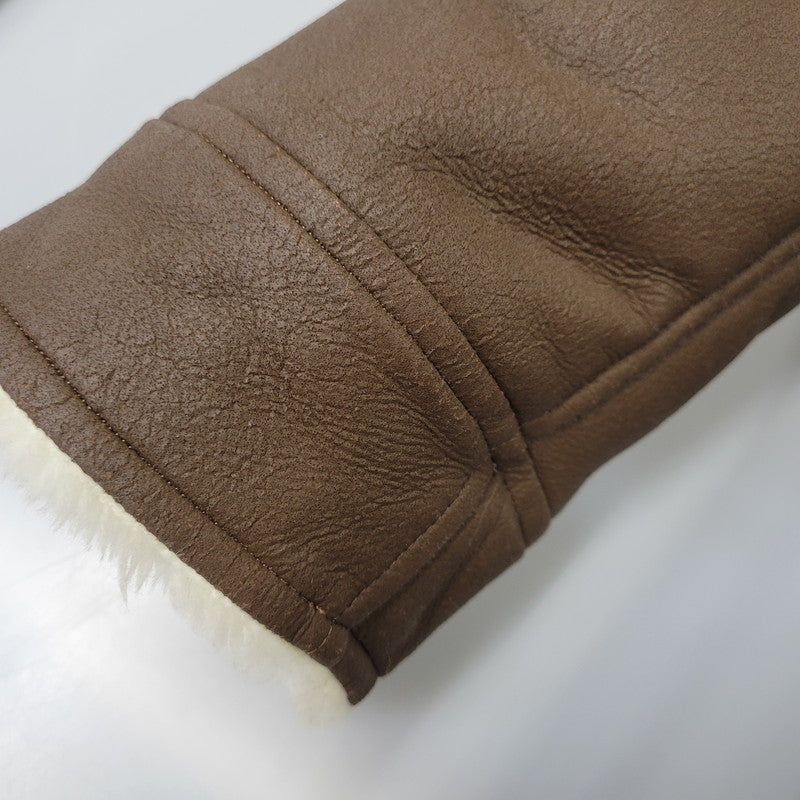 【中古品】【メンズ】 SOPHNET. ソフネット SOPH-1205 FAKE LEATHER MOUTON JACKET フェイク レザー ムートン ジャケット アウター 142-261017-kh-09-izu サイズ：M カラー：ブラウン 万代Net店