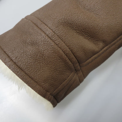 【中古品】【メンズ】 SOPHNET. ソフネット SOPH-1205 FAKE LEATHER MOUTON JACKET フェイク レザー ムートン ジャケット アウター 142-261017-kh-09-izu サイズ：M カラー：ブラウン 万代Net店