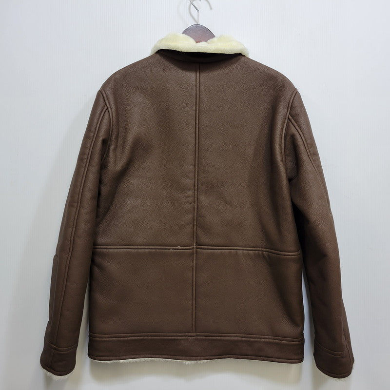 【中古品】【メンズ】 SOPHNET. ソフネット SOPH-1205 FAKE LEATHER MOUTON JACKET フェイク レザー ムートン ジャケット アウター 142-261017-kh-09-izu サイズ：M カラー：ブラウン 万代Net店
