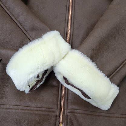 【中古品】【メンズ】 SOPHNET. ソフネット SOPH-1205 FAKE LEATHER MOUTON JACKET フェイク レザー ムートン ジャケット アウター 142-261017-kh-09-izu サイズ：M カラー：ブラウン 万代Net店