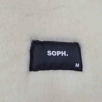 【中古品】【メンズ】 SOPHNET. ソフネット SOPH-1205 FAKE LEATHER MOUTON JACKET フェイク レザー ムートン ジャケット アウター 142-261017-kh-09-izu サイズ：M カラー：ブラウン 万代Net店
