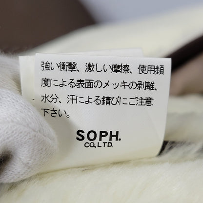 【中古品】【メンズ】 SOPHNET. ソフネット SOPH-1205 FAKE LEATHER MOUTON JACKET フェイク レザー ムートン ジャケット アウター 142-261017-kh-09-izu サイズ：M カラー：ブラウン 万代Net店