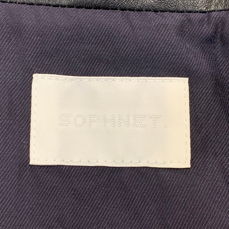 【中古美品】【メンズ】 SOPHNET. ソフネット SPNT-252006 LEATHER COLLAR COVERALL KVADRAT SISU クヴァドラ シス レザーカラー カバーオール ジャケット アウター 142-261017-sm-13-izu サイズ：4 カラー：ネイビーブラウン 万代Net店
