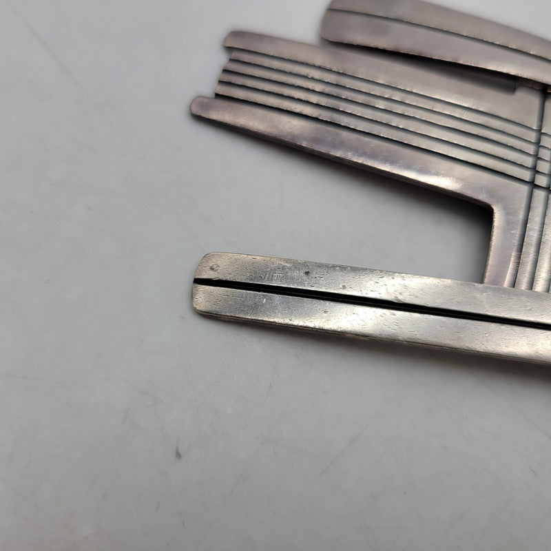 【中古品】【メンズ/レディース】 CIPPY CRAZY HORSE シッピークレイジーホース STERLING TRIPLE CROSS NECKLACE スターリング トリプル クロス ネックレス アクセサリー 191-261019-yn-05-izu カラー：シルバー×ブラック 万代Net店