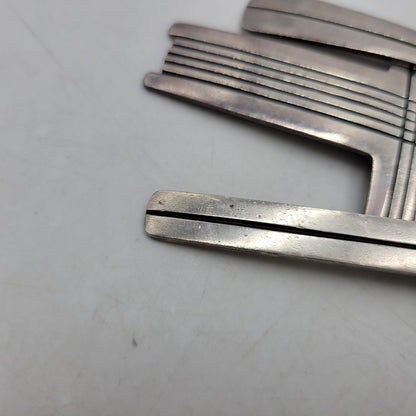 【中古品】【メンズ/レディース】 CIPPY CRAZY HORSE シッピークレイジーホース STERLING TRIPLE CROSS NECKLACE スターリング トリプル クロス ネックレス アクセサリー 191-261019-yn-05-izu カラー：シルバー×ブラック 万代Net店