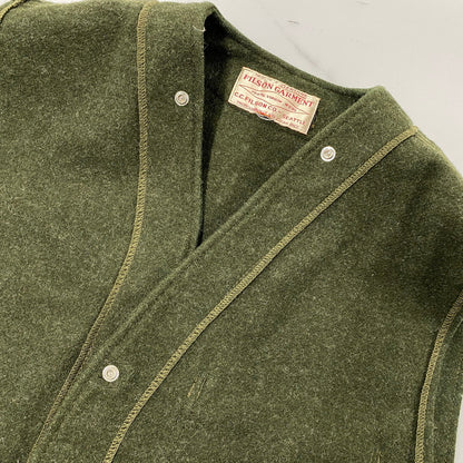 【中古品】【メンズ】 FILSON GARMENT フィルソン ガーメント 70-80S WOOL LINER VEST ウール ライナー ベストアウター 146-261025-yn-02-izu サイズ：不明 カラー：カーキ 万代Net店
