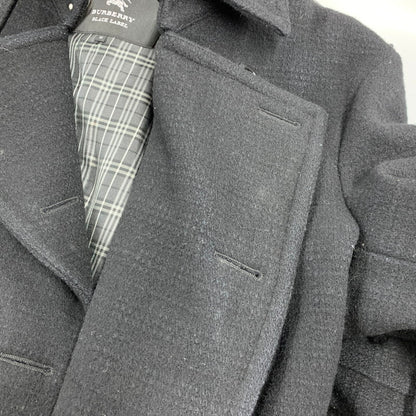 【中古品】【メンズ】 BURBERRY BLACK LABEL バーバリーブラックレーベル D1B12-261-08 WOOL TRENCH COAT ウール トレンチ コート アウター 141-261018-ya-02-izu サイズ：M カラー：ブラック 万代Net店