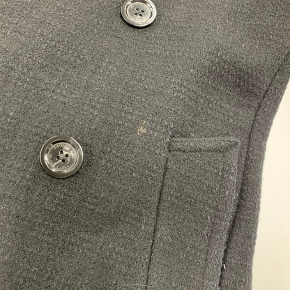 【中古品】【メンズ】 BURBERRY BLACK LABEL バーバリーブラックレーベル D1B12-261-08 WOOL TRENCH COAT ウール トレンチ コート アウター 141-261018-ya-02-izu サイズ：M カラー：ブラック 万代Net店