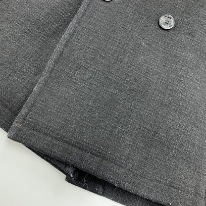 【中古品】【メンズ】 BURBERRY BLACK LABEL バーバリーブラックレーベル D1B12-261-08 WOOL TRENCH COAT ウール トレンチ コート アウター 141-261018-ya-02-izu サイズ：M カラー：ブラック 万代Net店