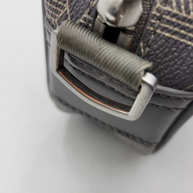 【中古品】【メンズ/レディース】 LACOSTE ラコステ NH3650L THE BLEND MONOGRAM REPORTER BAG ザ ブレンド モノグラムリポーター バッグ カバン 鞄 188-261018-ms-06-izu カラー：グレー 万代Net店