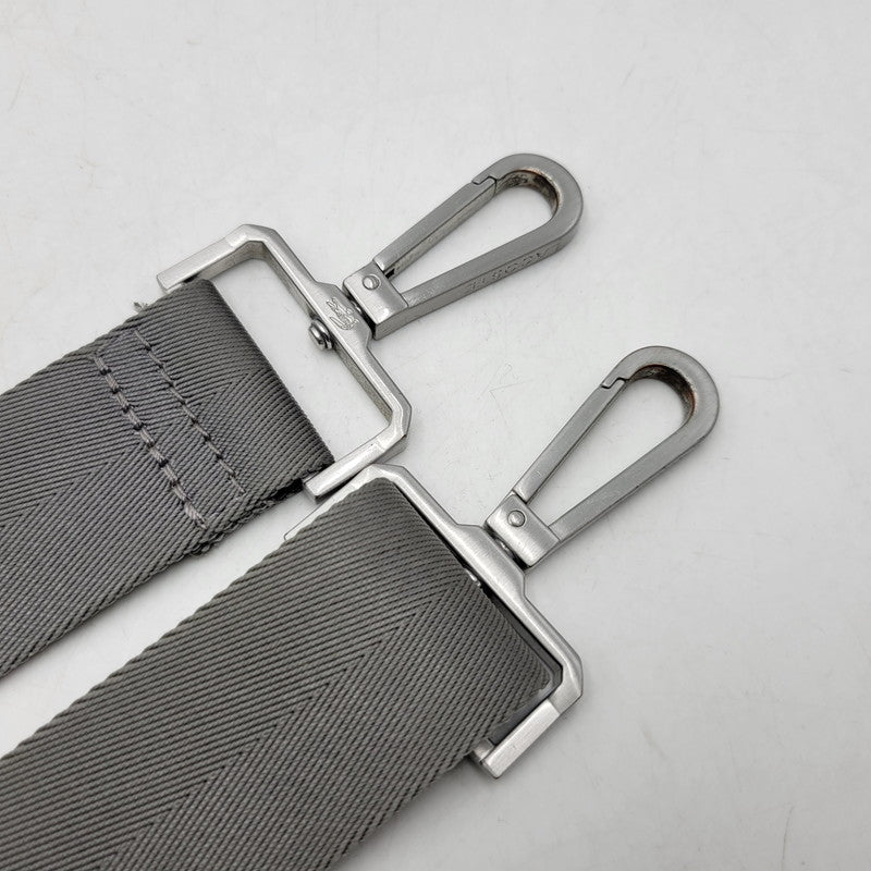 【中古品】【メンズ/レディース】 LACOSTE ラコステ NH3650L THE BLEND MONOGRAM REPORTER BAG ザ ブレンド モノグラムリポーター バッグ カバン 鞄 188-261018-ms-06-izu カラー：グレー 万代Net店