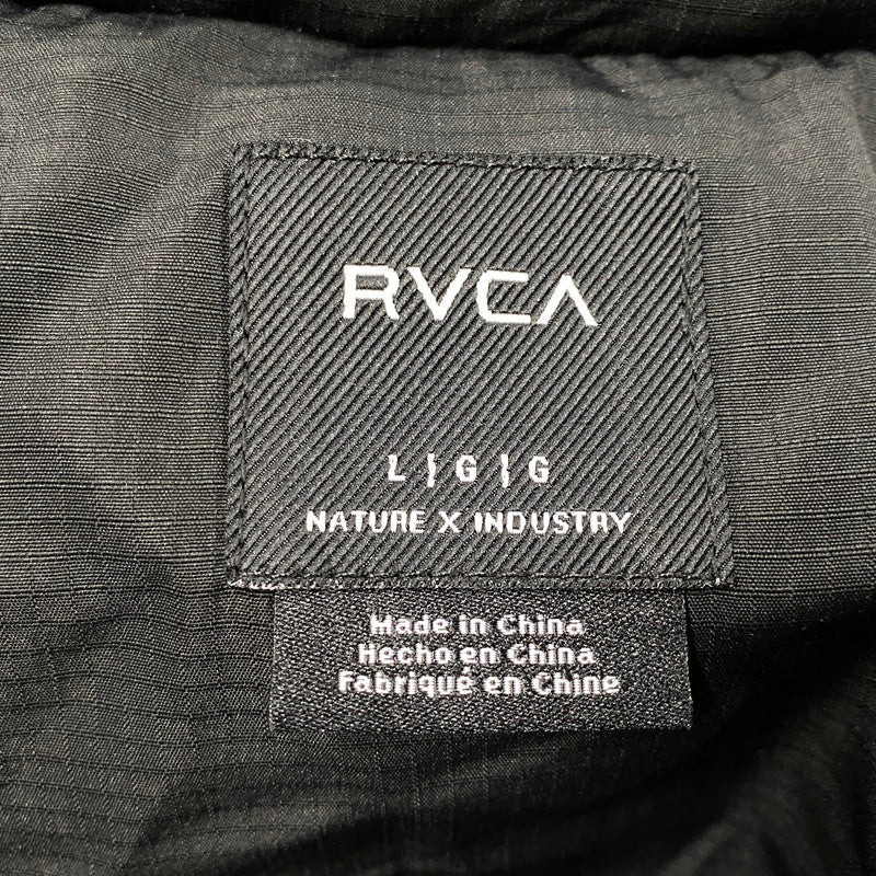 【中古品】【メンズ】 RVCA ルーカ BD042782 PUFFER JACKET パファー ジャケット アウター 142-261025-yn-01-izu サイズ：L カラー：ブラック 万代Net店