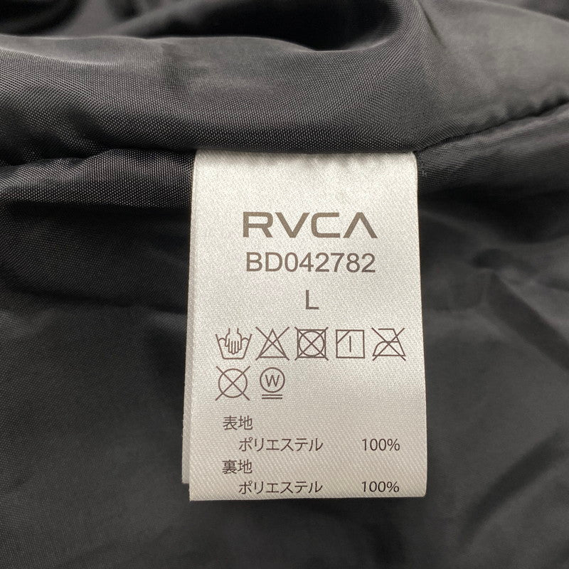 【中古品】【メンズ】 RVCA ルーカ BD042782 PUFFER JACKET パファー ジャケット アウター 142-261025-yn-01-izu サイズ：L カラー：ブラック 万代Net店