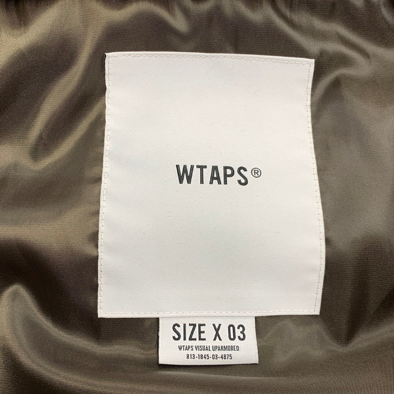【中古美品】【メンズ】 WTAPS ダブルタップス 252CWDT-JKM05 25AW RVNT JACKET SYNTHETIC ジャケット シンセティック アウター 142-261018-ya-01-izu サイズ：03 カラー：マルチ 万代Net店
