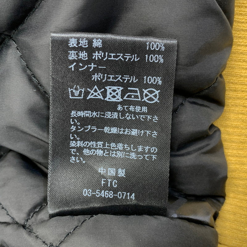 【中古品】【メンズ】 FTC エフティーシー FTC024AWJ07 WASHED CANVAS HOODED JACKET ウォッシュド キャンバス フーデッド ジャケット アウター 142-261019-cs-04-izu サイズ：L カラー：GOLD 万代Net店
