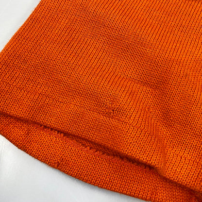 【現状渡し品】【メンズ】 VENUS KNITTING MILLS ヴィーナス ニッティング ミルズ WOOL LETTERED CARDIGAN ウール レタード カーディガン トップス 長袖 146-261024-ms-06-izu サイズ：40 カラー：オレンジ 万代Net店