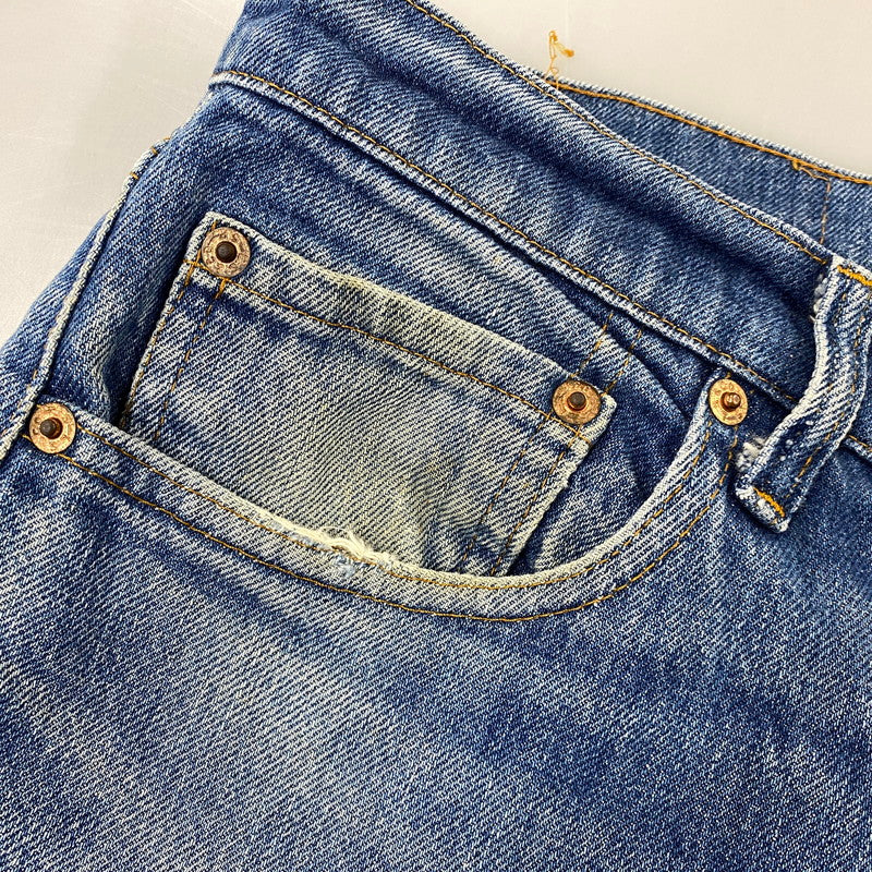 【現状渡し品】【メンズ】 LEVI'S リーバイス 505-0217 刻印650 505 DENIM PANTS デニムパンツ ボトムス 157-261024-ms-08-izu サイズ：下記参照 カラー：インディゴ 万代Net店