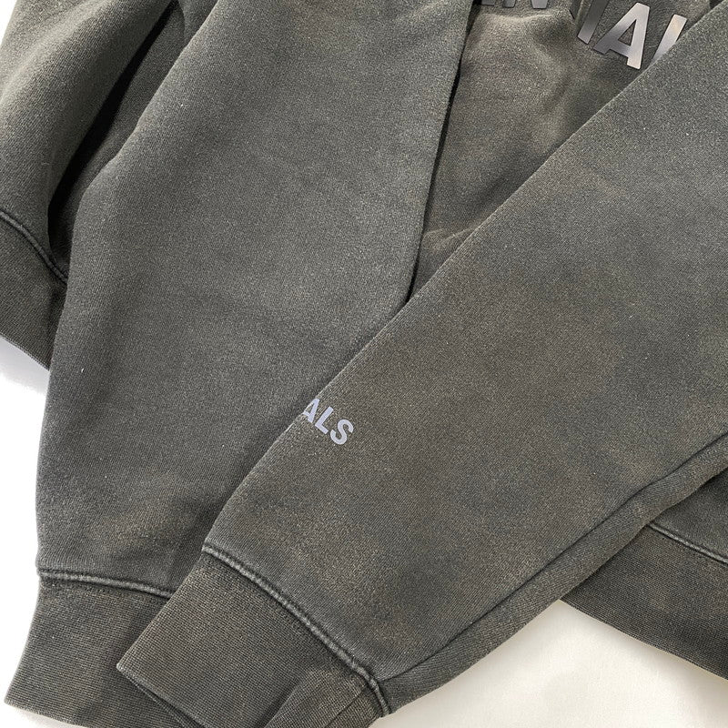 【中古品】【メンズ】 ESSENTIALS エッセンシャルズ HALF ZIP SWEATSHIRT ハーフ ジップ スウェット トップス 142-261024-ms-01-izu サイズ：M カラー：ブラック 万代Net店