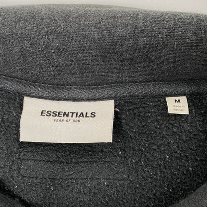 【中古品】【メンズ】 ESSENTIALS エッセンシャルズ HALF ZIP SWEATSHIRT ハーフ ジップ スウェット トップス 142-261024-ms-01-izu サイズ：M カラー：ブラック 万代Net店