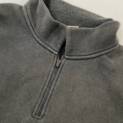 【中古品】【メンズ】 ESSENTIALS エッセンシャルズ HALF ZIP SWEATSHIRT ハーフ ジップ スウェット トップス 142-261024-ms-01-izu サイズ：M カラー：ブラック 万代Net店