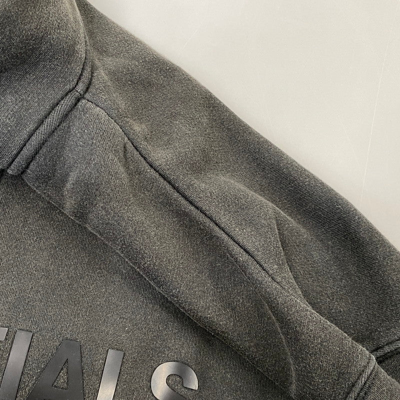 【中古品】【メンズ】 ESSENTIALS エッセンシャルズ HALF ZIP SWEATSHIRT ハーフ ジップ スウェット トップス 142-261024-ms-01-izu サイズ：M カラー：ブラック 万代Net店