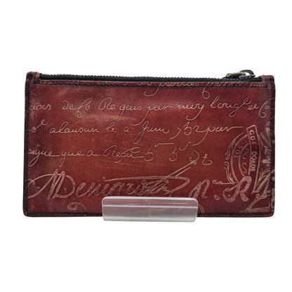 【中古品】【メンズ/レディース】 BERLUTI ベルルッティ CARD＆COIN CASE カード＆コインケース 財布 小物 200-261018-ms-05-izu カラー：ワイン 万代Net店