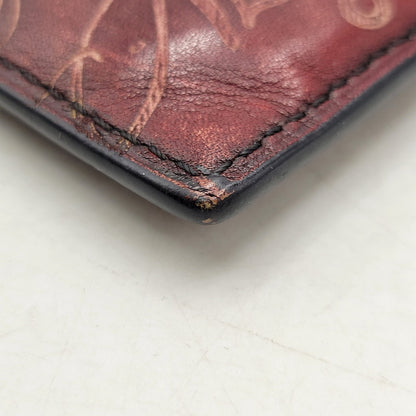 【中古品】【メンズ/レディース】 BERLUTI ベルルッティ CARD＆COIN CASE カード＆コインケース 財布 小物 200-261018-ms-05-izu カラー：ワイン 万代Net店