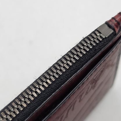 【中古品】【メンズ/レディース】 BERLUTI ベルルッティ CARD＆COIN CASE カード＆コインケース 財布 小物 200-261018-ms-05-izu カラー：ワイン 万代Net店