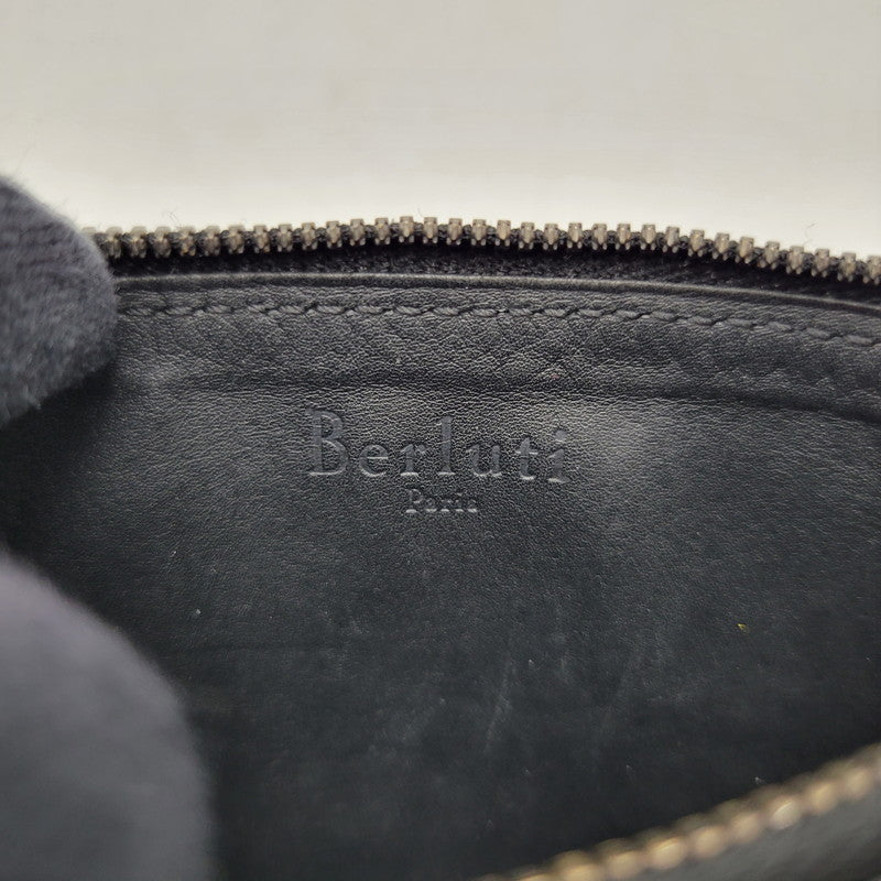 【中古品】【メンズ/レディース】 BERLUTI ベルルッティ CARD＆COIN CASE カード＆コインケース 財布 小物 200-261018-ms-05-izu カラー：ワイン 万代Net店