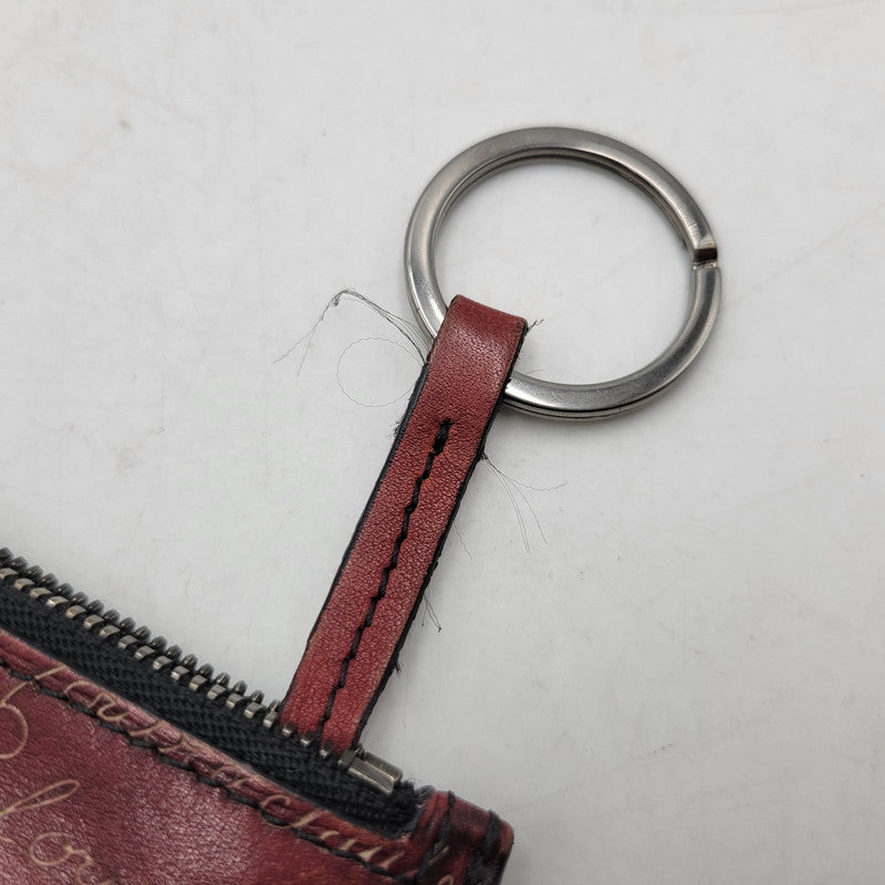【中古品】【メンズ/レディース】 BERLUTI ベルルッティ CARD＆COIN CASE カード＆コインケース 財布 小物 200-261018-ms-05-izu カラー：ワイン 万代Net店